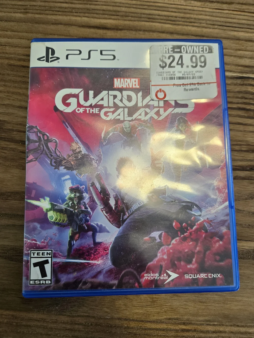 Sony PS5 Marvel Guardians of the Galaxy Playstation Action Video Game Star Lord